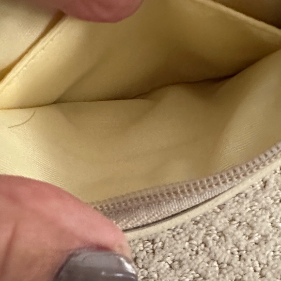 Coach Signature Tan and Yellow Wristlet - Picture 4 of 5